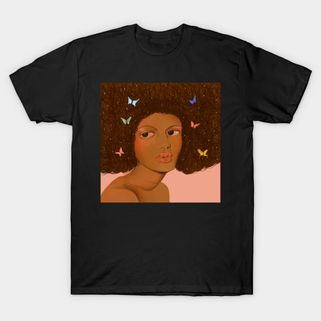 Butterfly Clips T-Shirt by troman479